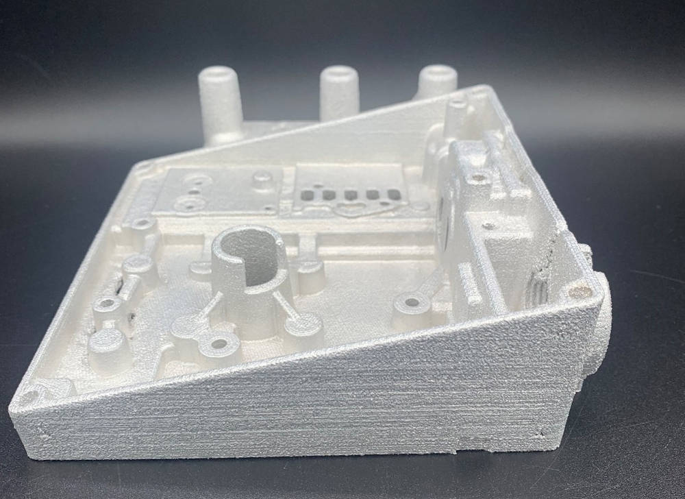 An example part that was 3D printed on the Xerox ElemX machine, powered by the SINUMERIK 840D sl control system from Siemens. Courtesy: Siemens
