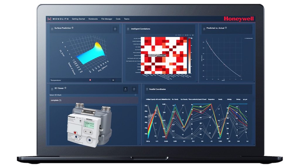 Figure 1: Designing and optimizing a residential gas meter can be an expensive and time-consuming undertaking. Using Monolith, the engineers at Honeywell can optimize their gas meters much faster using a data-driven approach. Courtesy: Honeywell