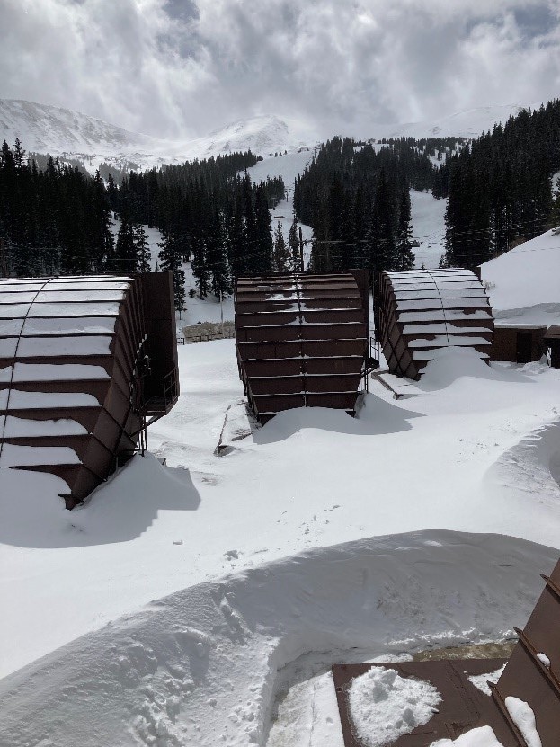 Colorado has experienced shutdowns before due to weather related issues including avalanche warnings and mud slides. Courtesy: Huffman Engineering